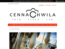 Tablet Screenshot of cennachwila.pl